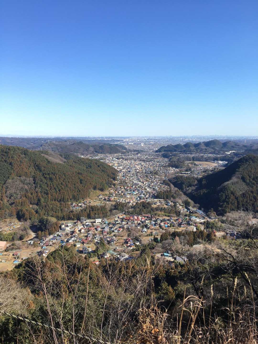 戸倉城山からの眺望
