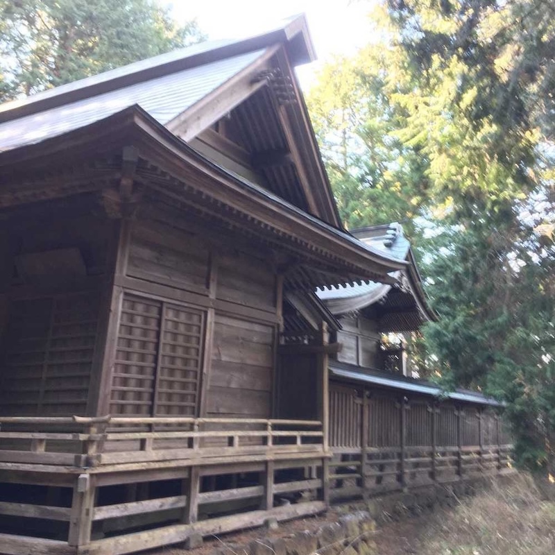 愛宕神社奥の院の拝殿と本殿